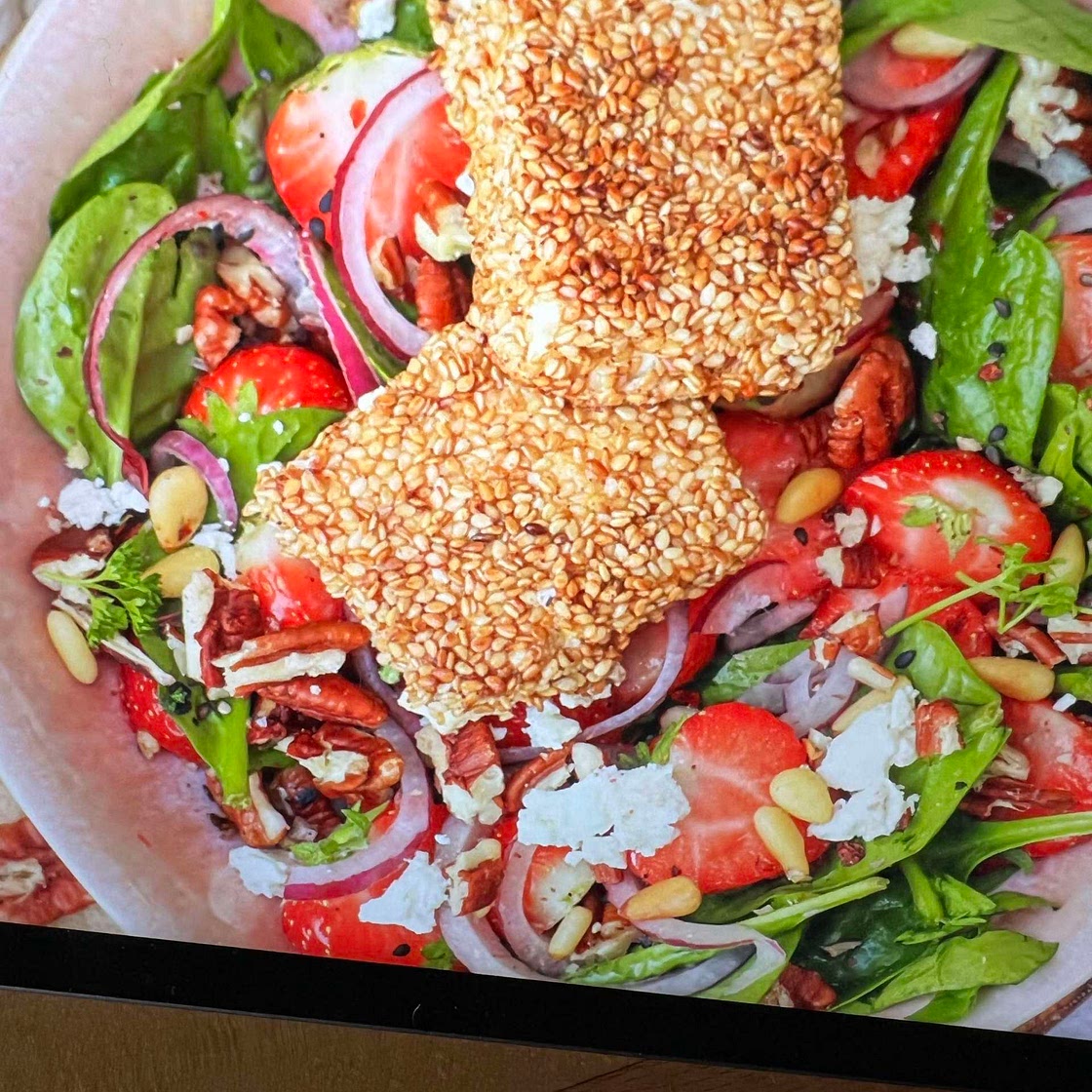 Feta im Sesammantel