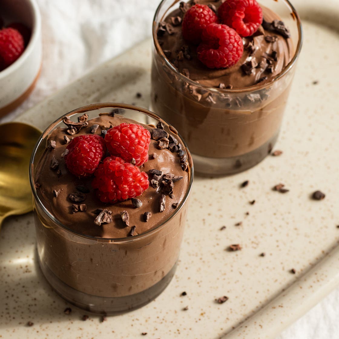 High Protein Chocolate Silken Tofu Mousse (vegan)