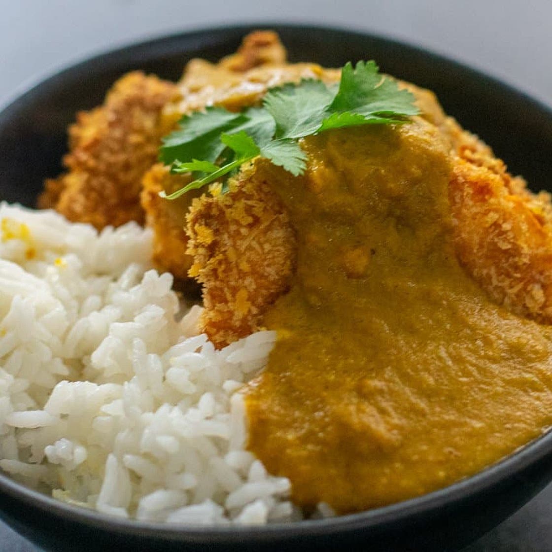 Squash katsu curry