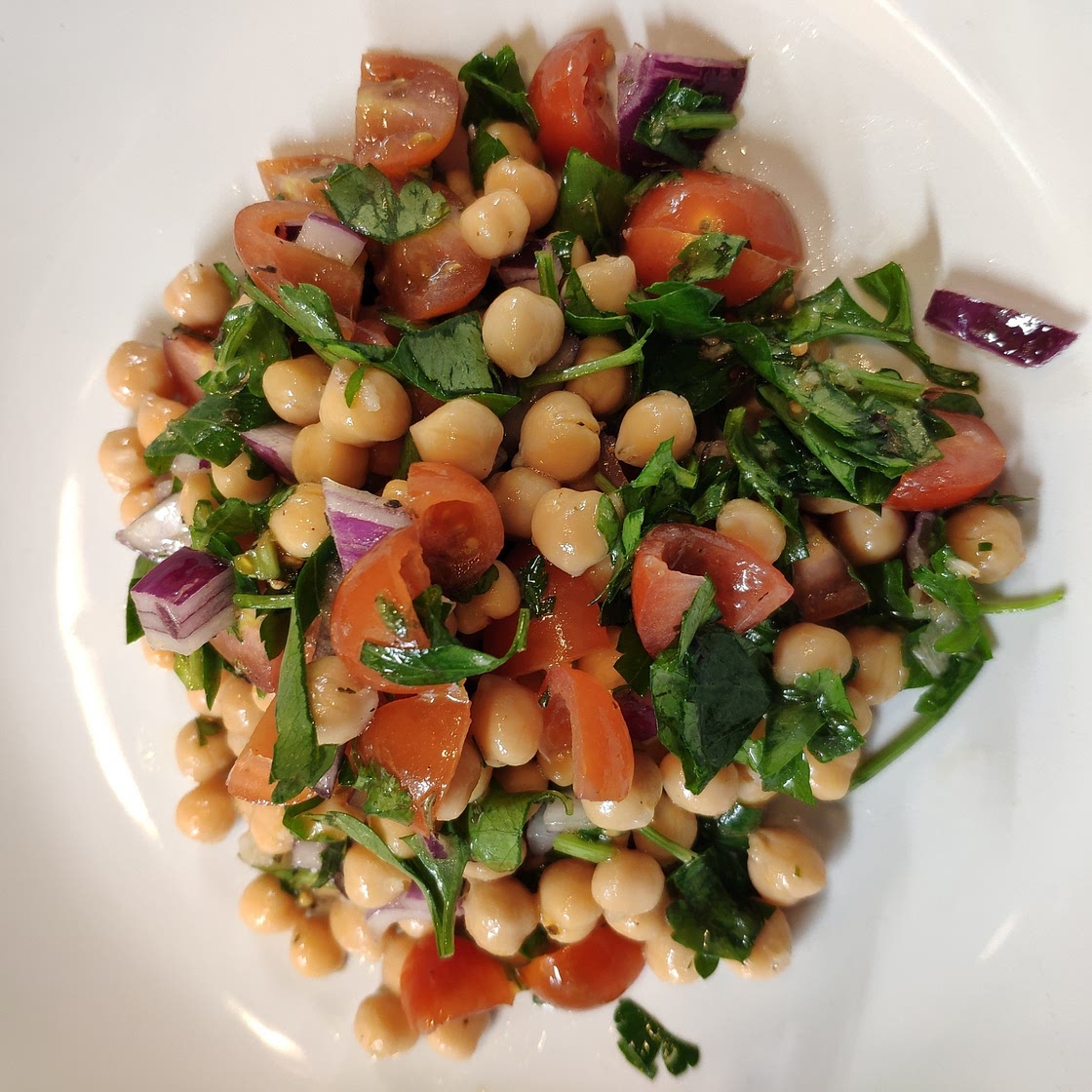 Chickpea Tomato Salad