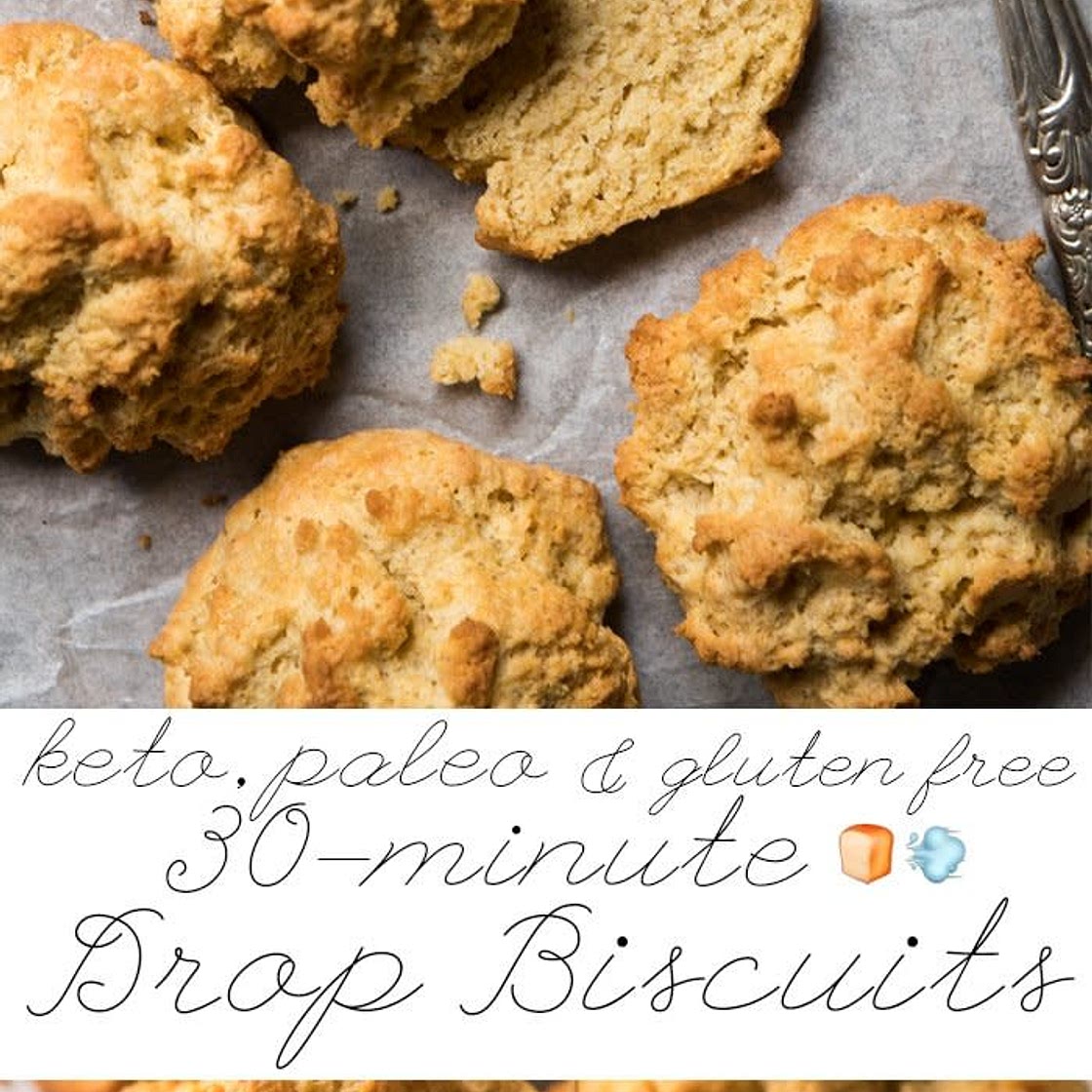 Paleo Keto Drop Biscuits