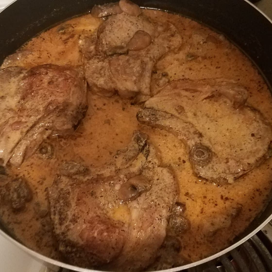 Creamy Cajun Pork Chops