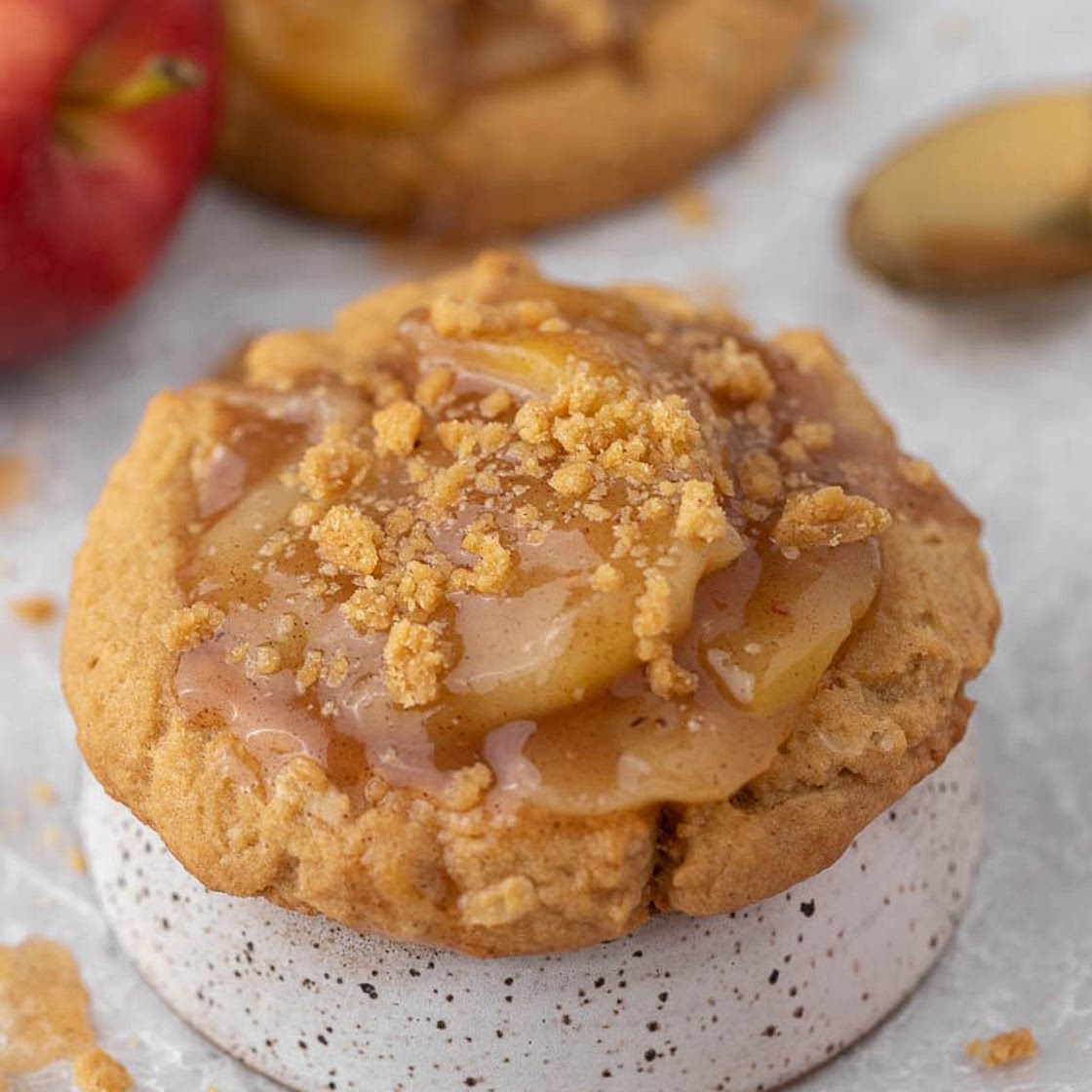 Crumbl 🙀 Apple Pie Cookies