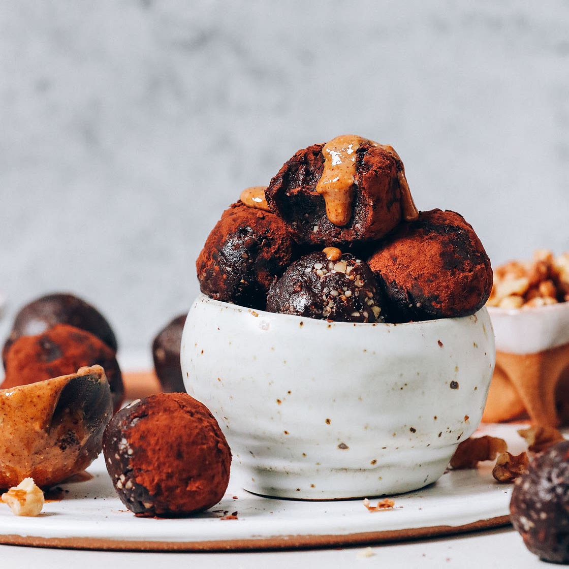 No-Bake Brownie Bites