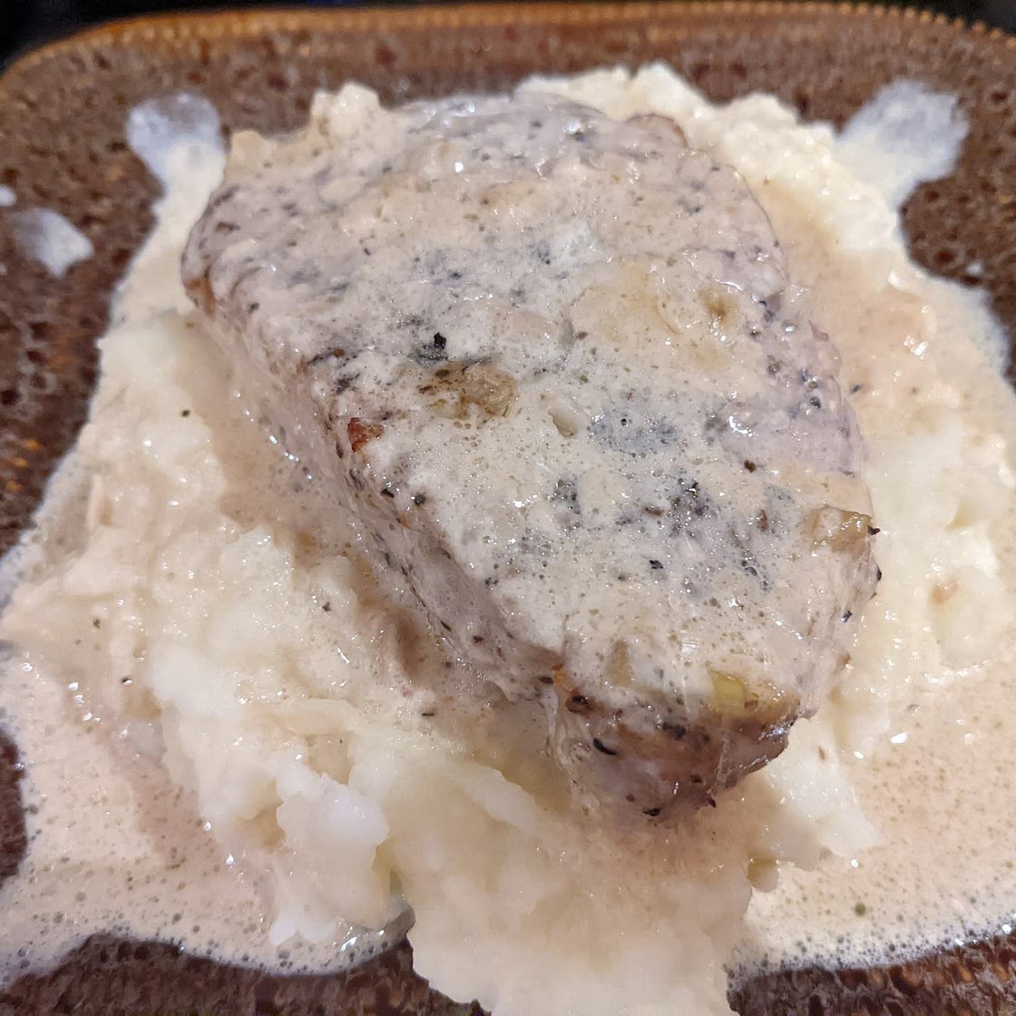 Baked Pork Chops with Dijon Cream Sauce