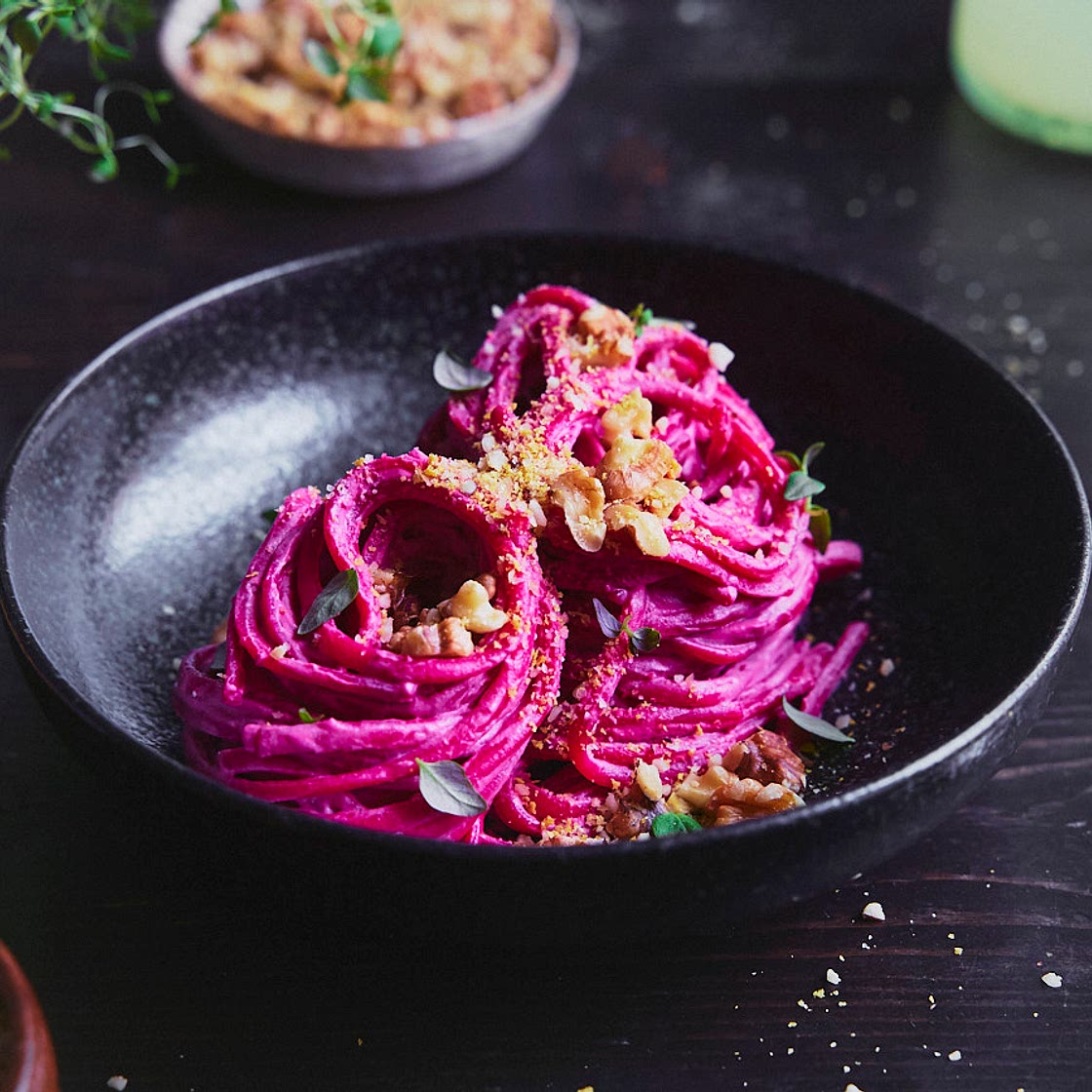 Hot Pink Creamy Beetroot Pasta - Good Eatings