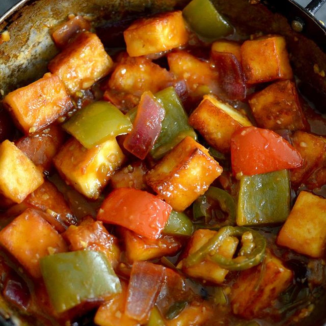 Chili Paneer (or tofu)