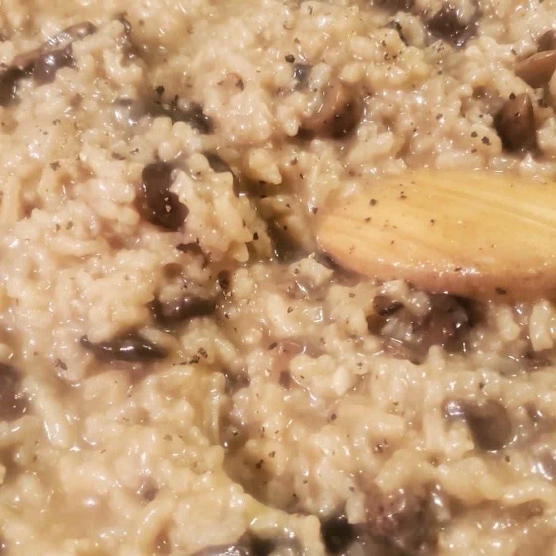 Creamy Vegan Mushroom Risotto