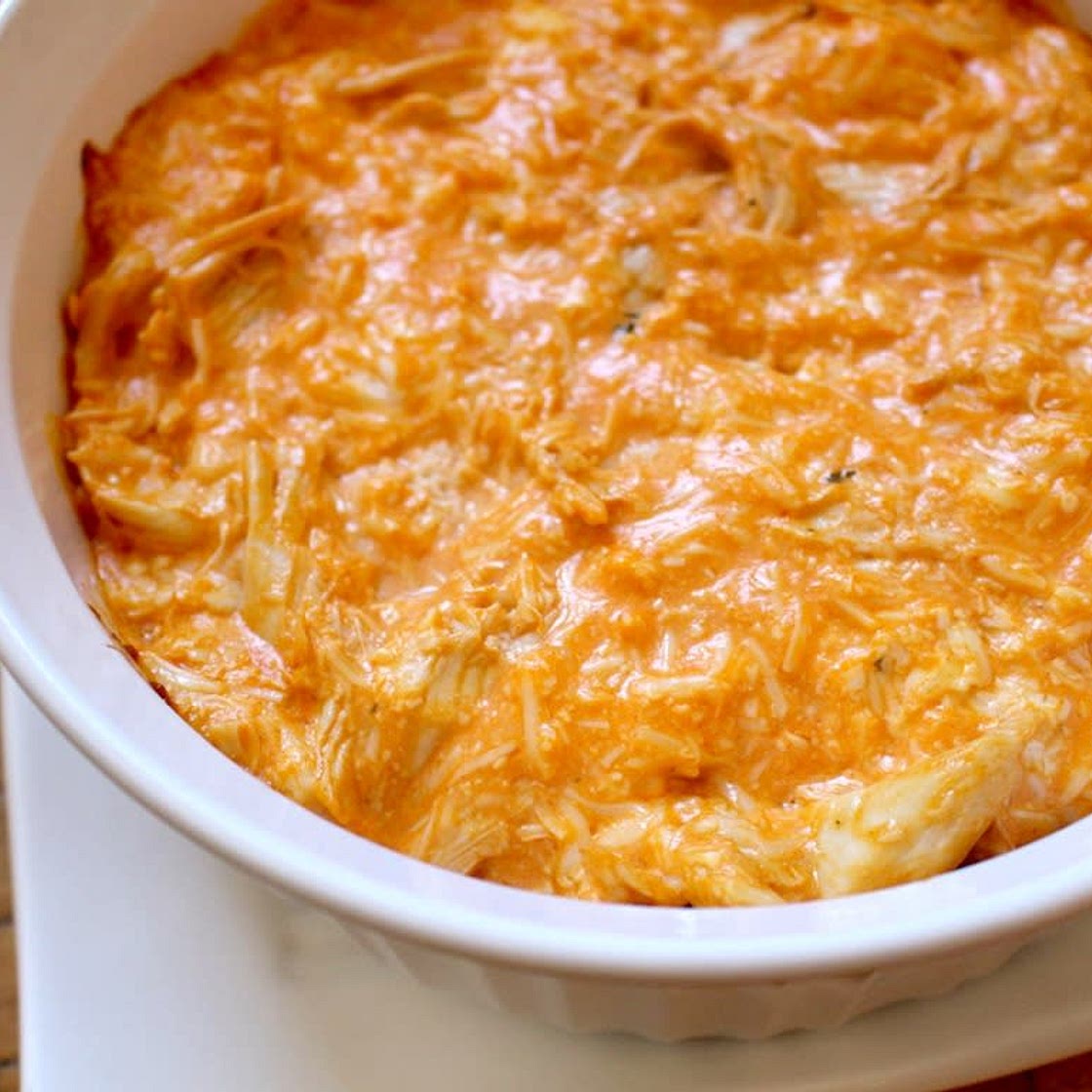 Not Healthy Buffalo Chicken Wing Dip