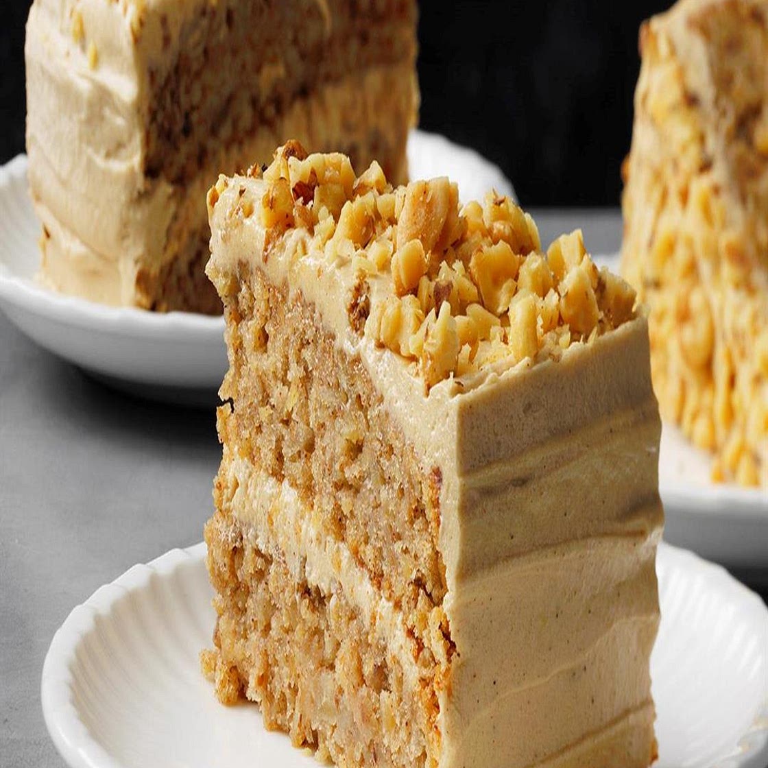 Apple Spice Cake with Brown Sugar Frosting