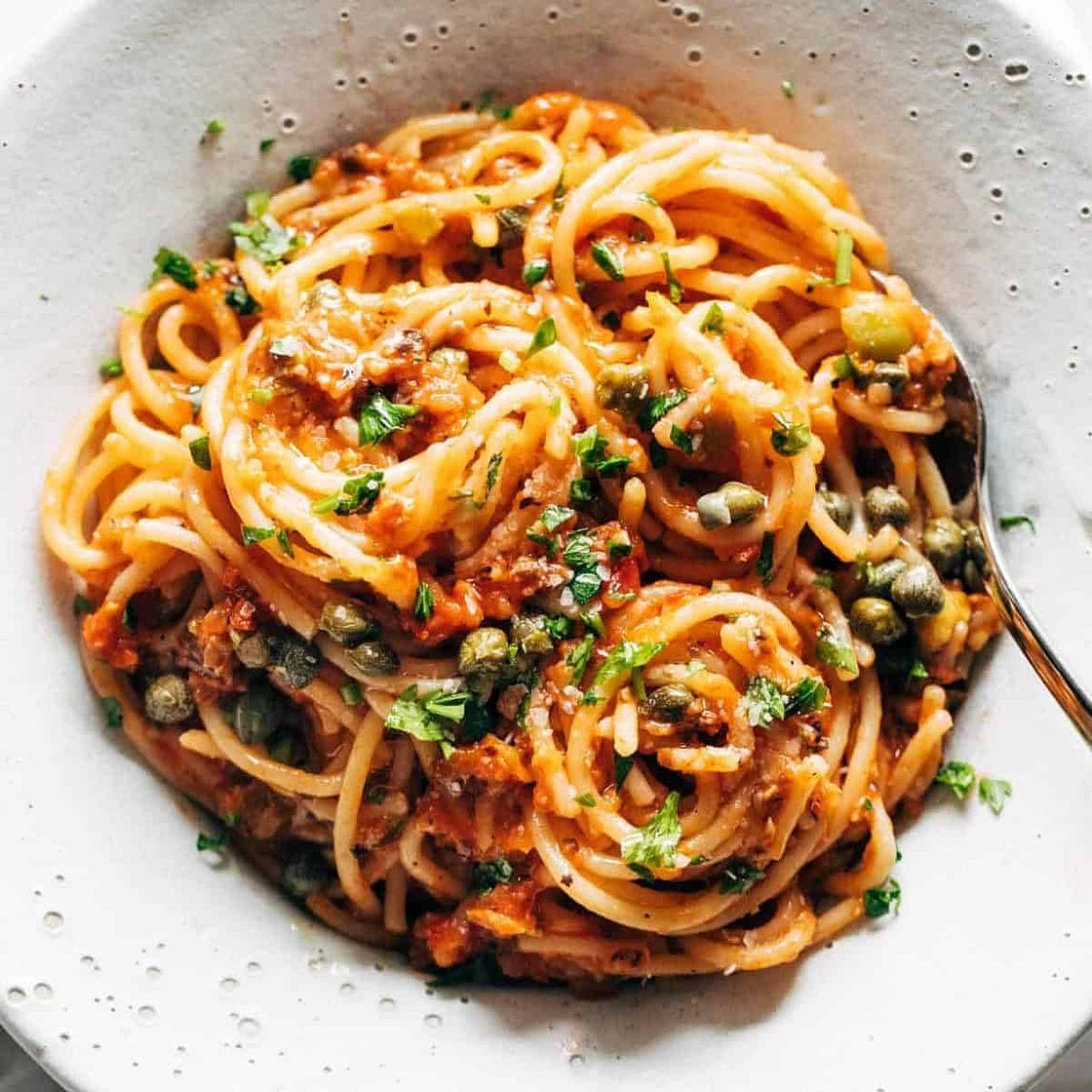 Roasted Tomato Puttanesca