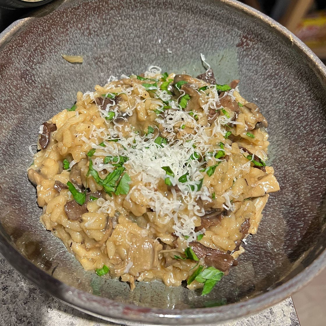 Instant Pot Mushroom Risotto