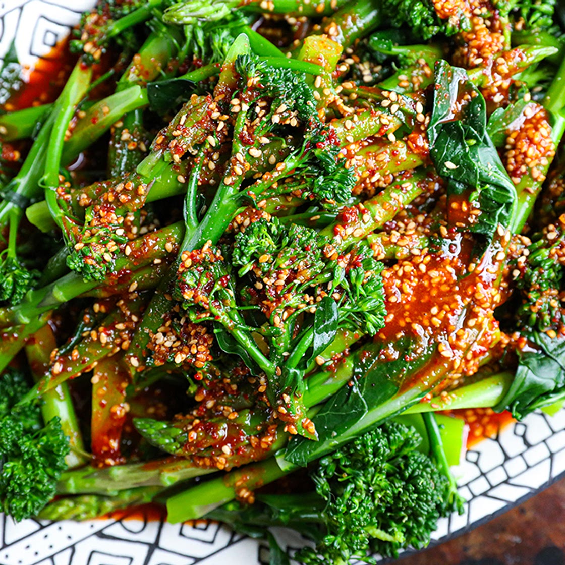 Blanched Vegetables with Chojang Dressing