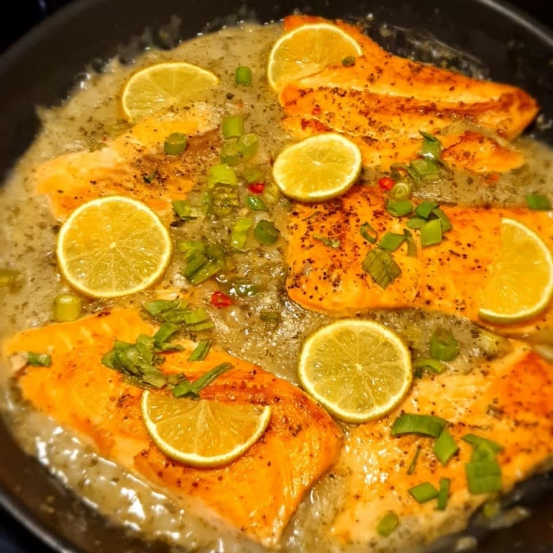 Creamy Coconut Lime Salmon