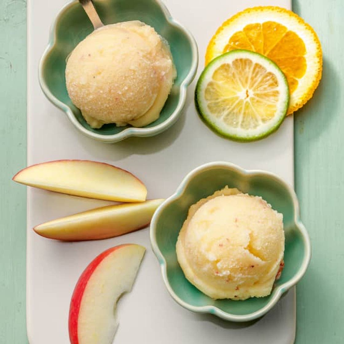Frozen fruit sorbet