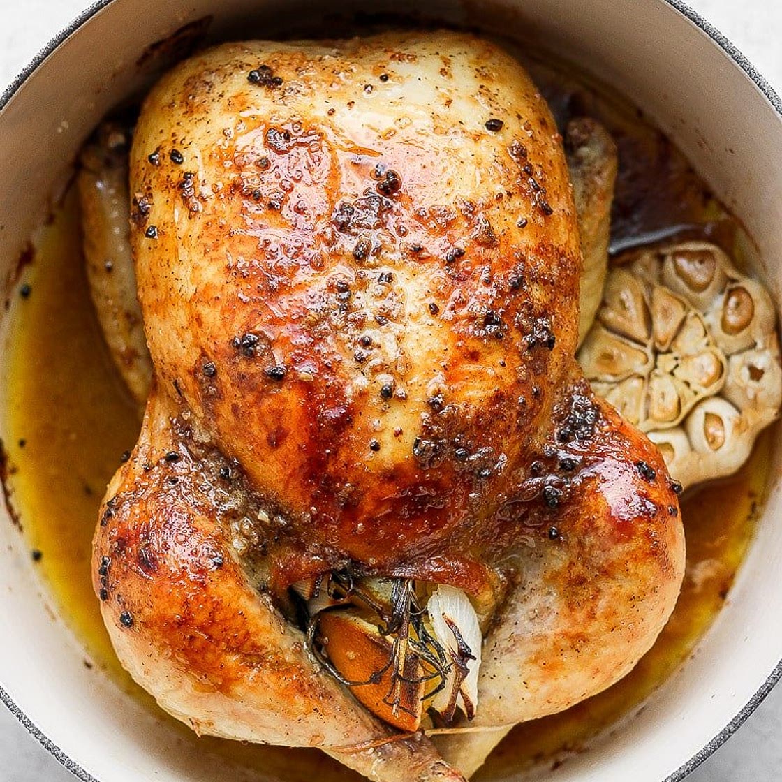 The BEST Whole Roasted Chicken