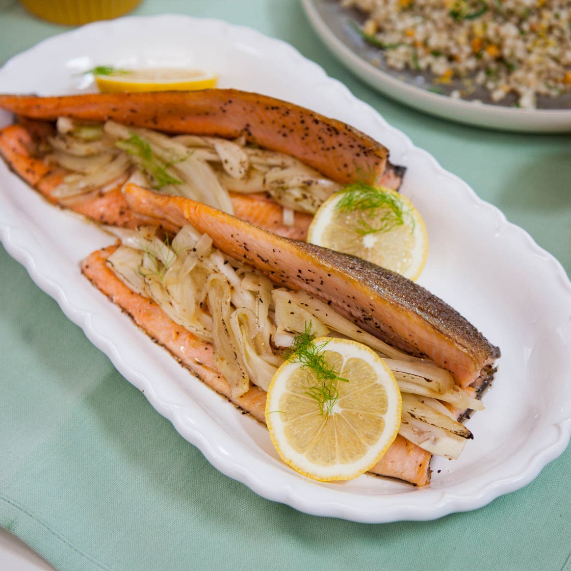 Whole Broiled Trout