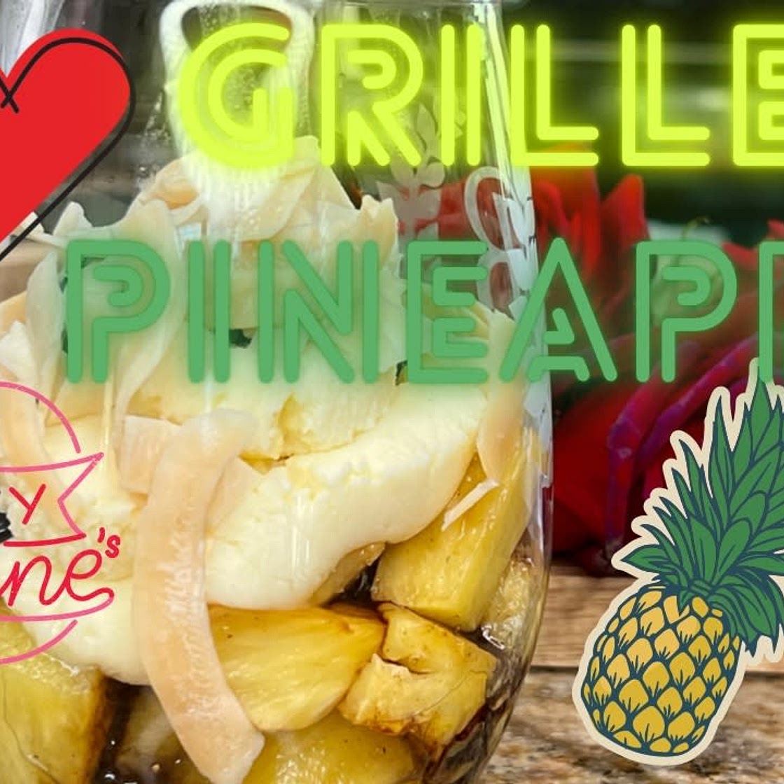 Grilled pineapple