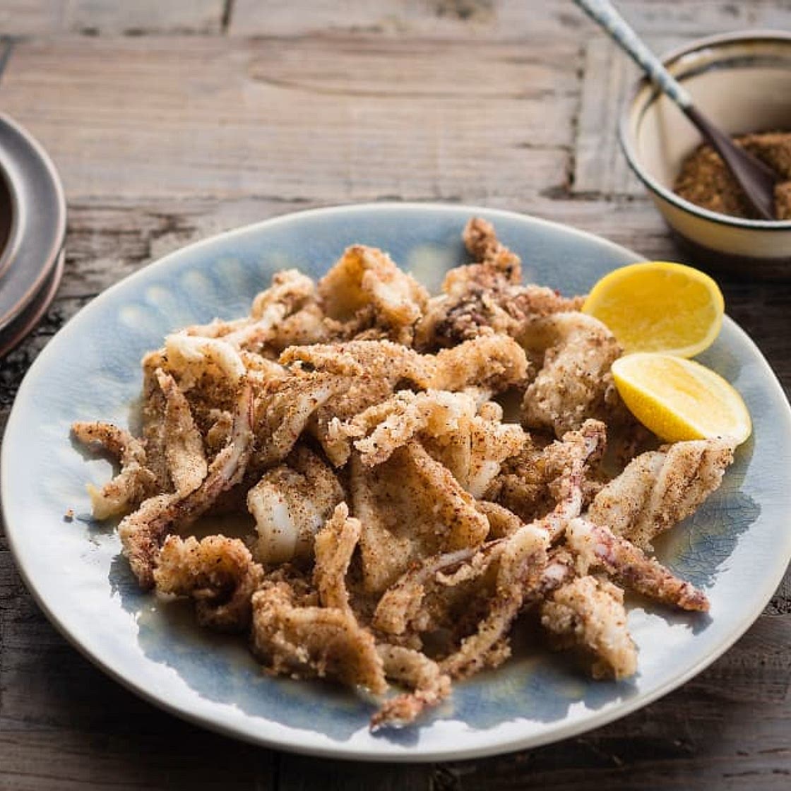 Sichuan pepper and chilli salt squid