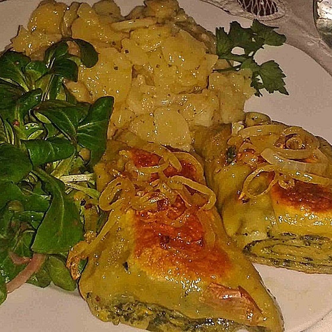 Maultaschen mit vegetarischer Füllung