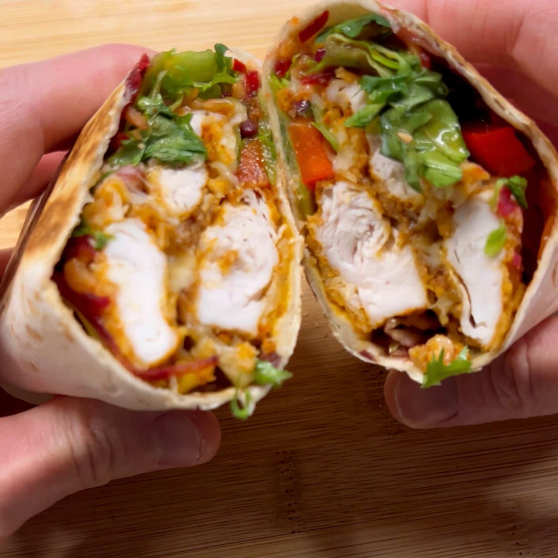 Sweet Chilli Crispy Chicken Wrap