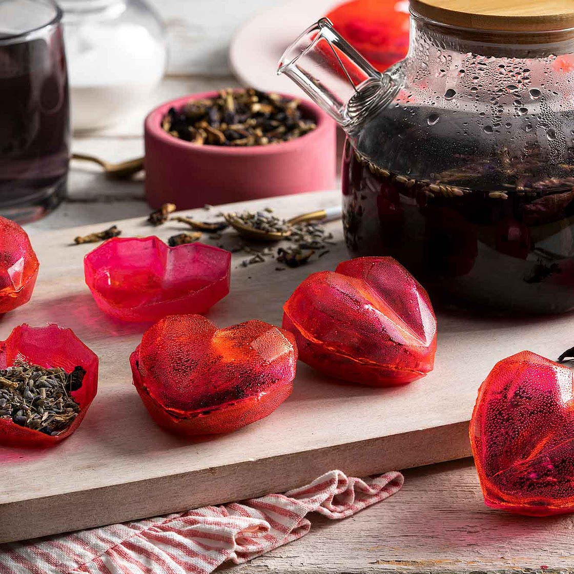 Heart Shaped Tea Bombs