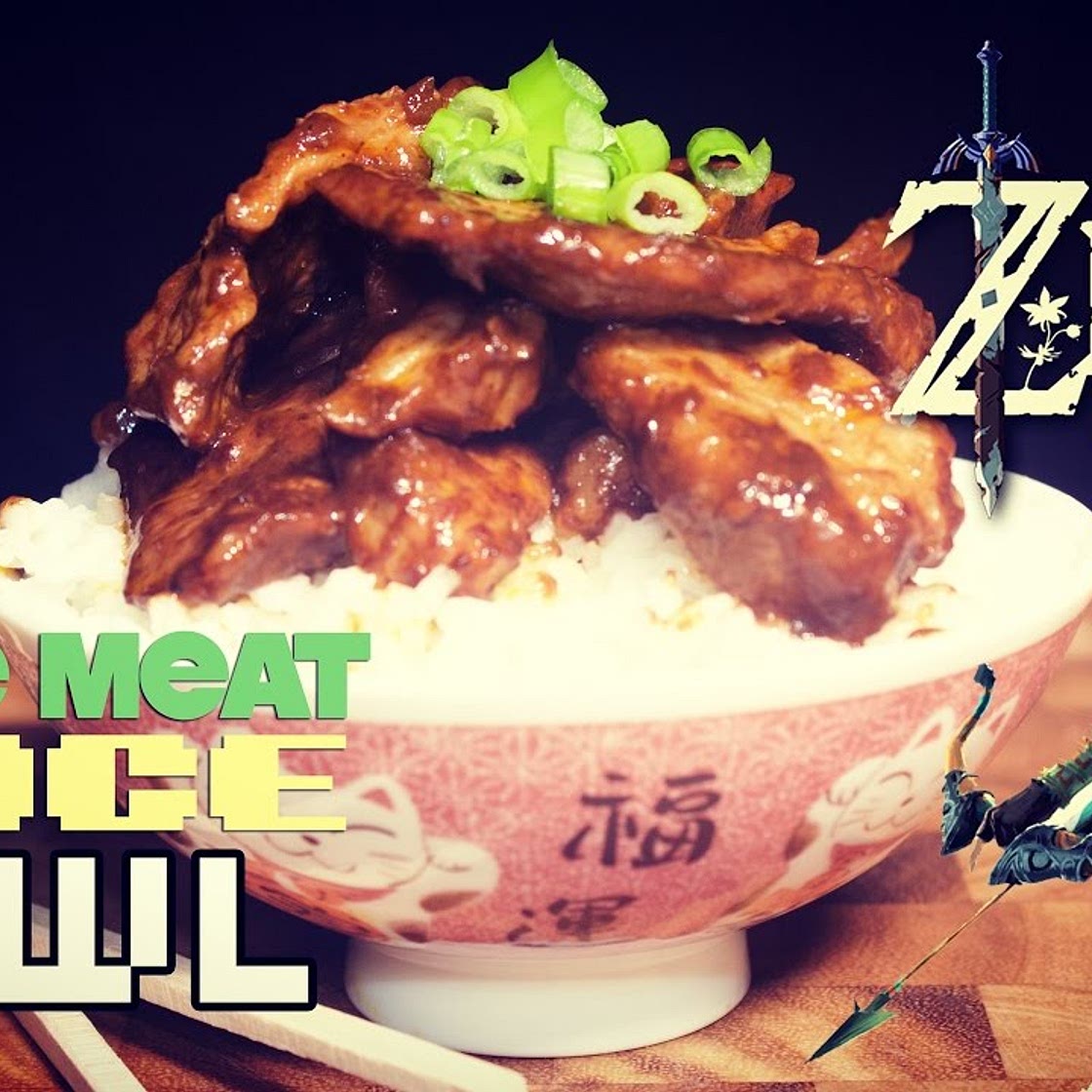 Prime Meat and rice bowl from breath of the wild