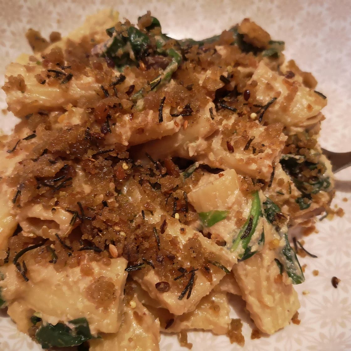 Creamy Miso Mushroom Pasta