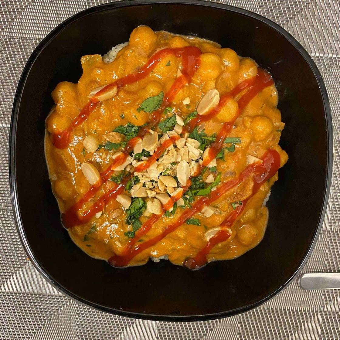 1-Pot Chickpea Tomato Peanut Stew (West African-Inspired)