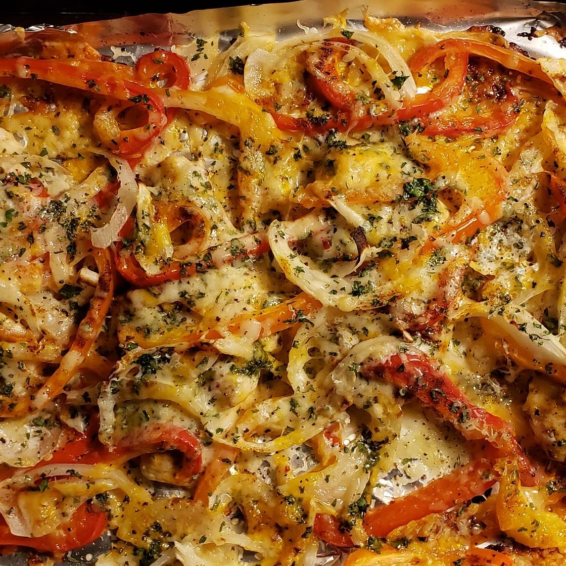 Cheesy Fajita Chicken Bake
