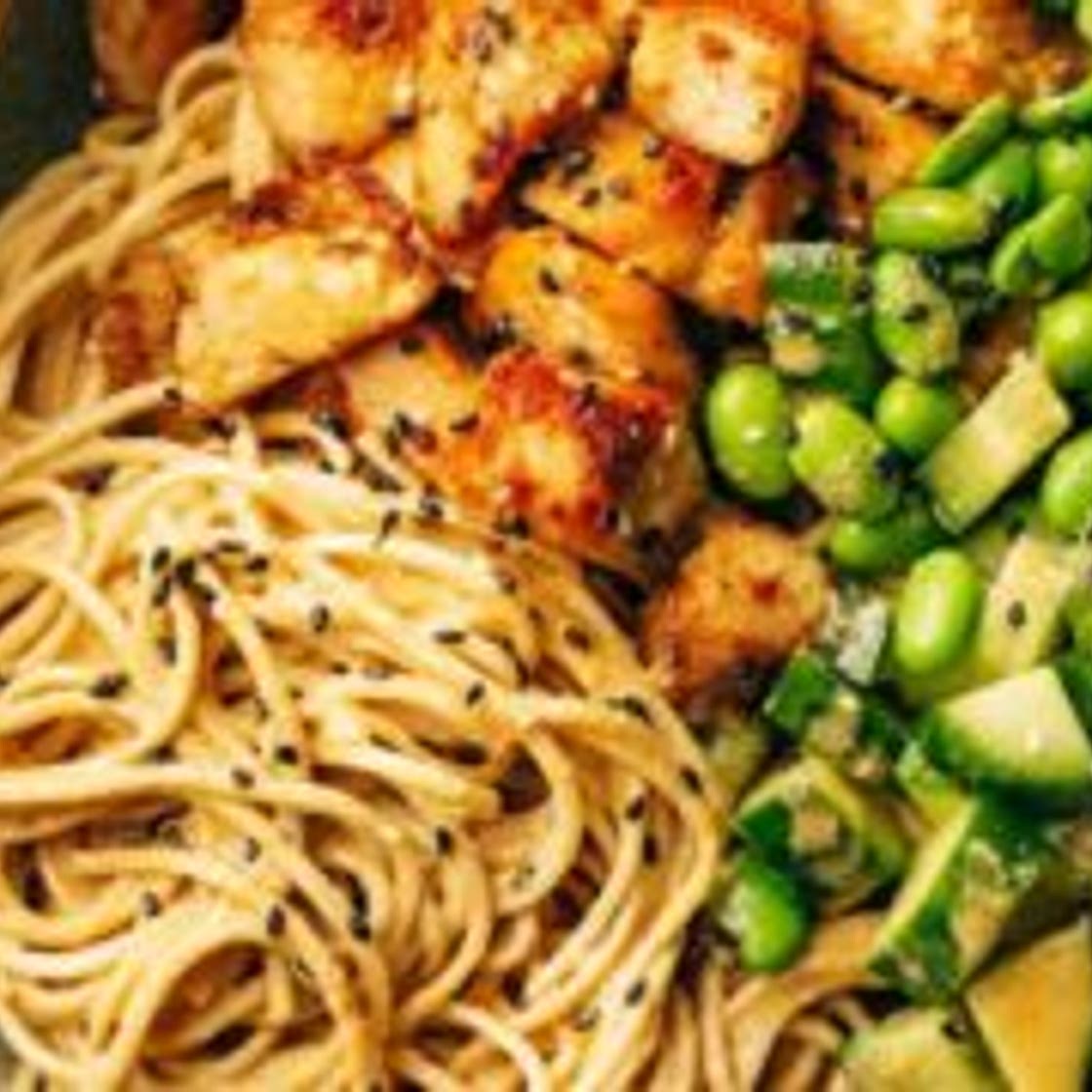 15 Minute Meal Prep: Sesame Noodle Bowls