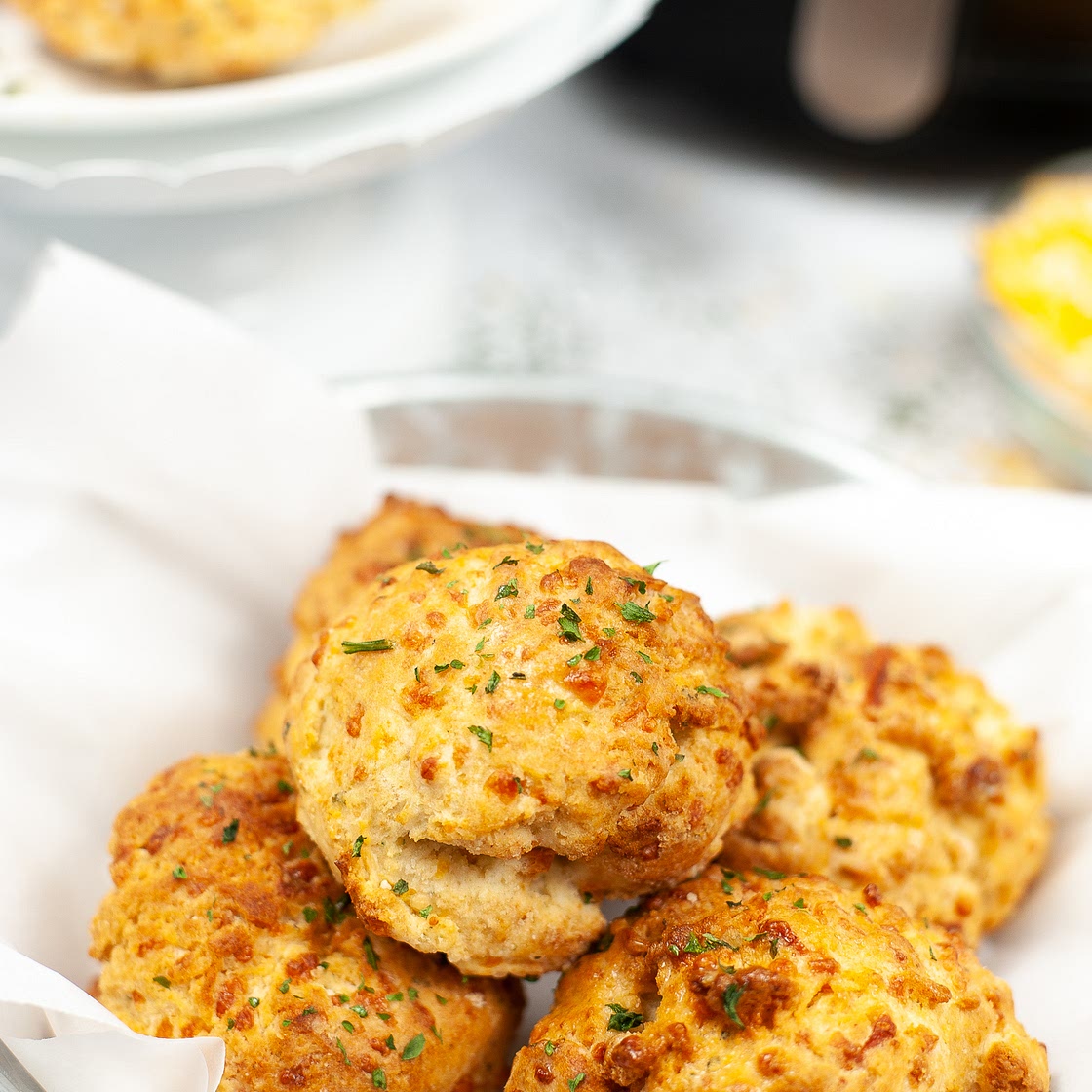 Air Fryer Cheddar Bay Biscuits