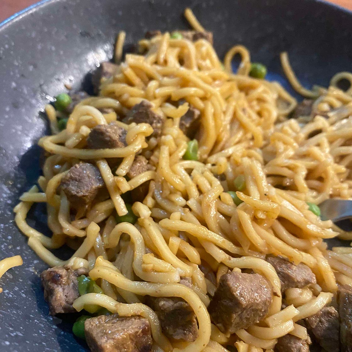 Steak and Noodles