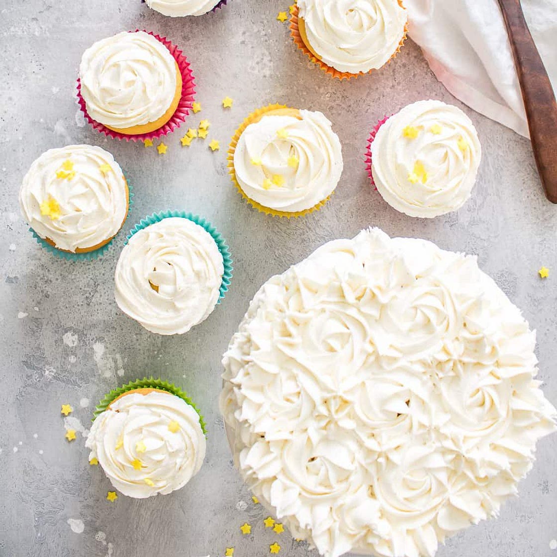 The Best Fluffy Buttercream Frosting