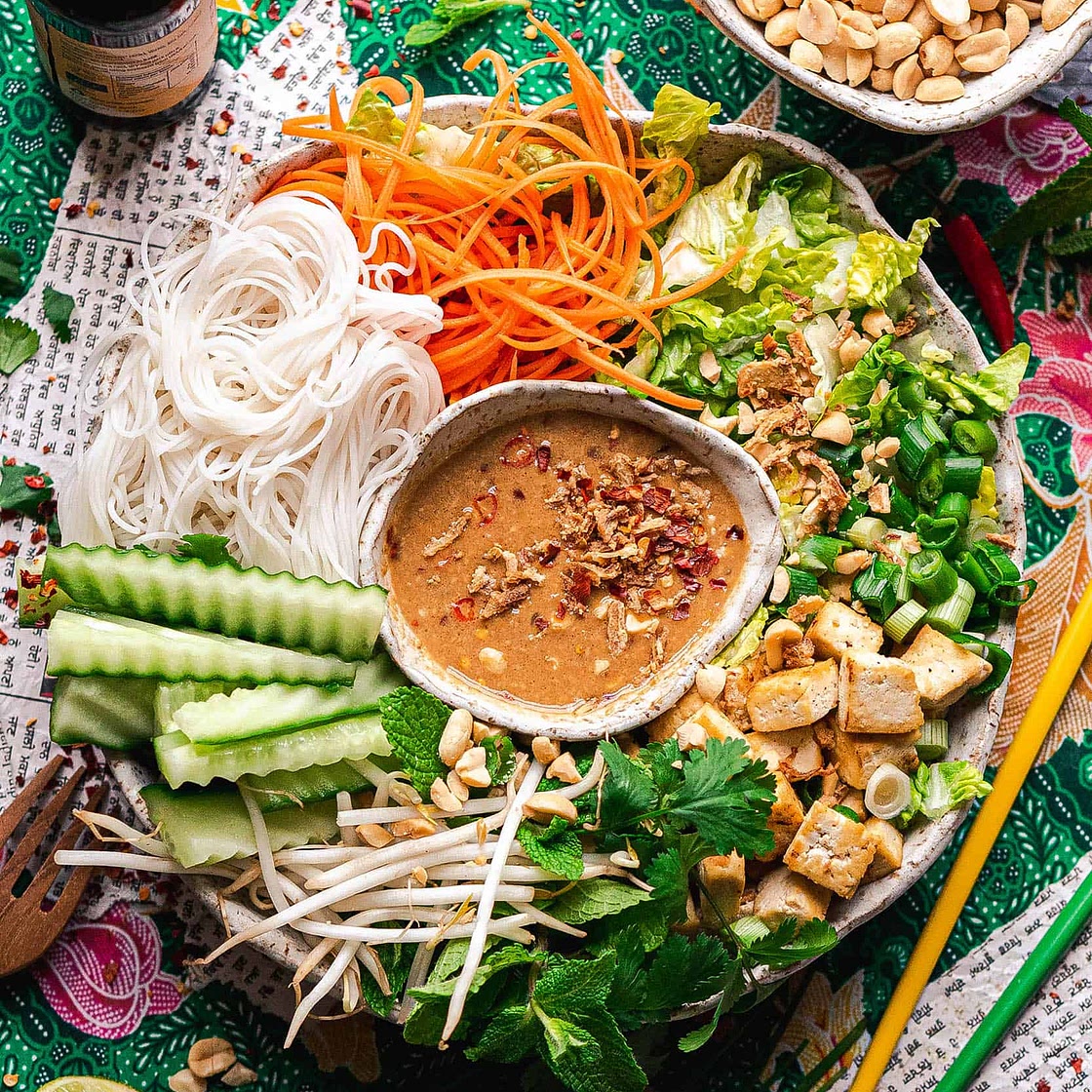 Vietnamese noodle salad