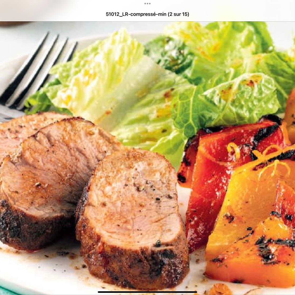 Filet de porc à la marinade sèche