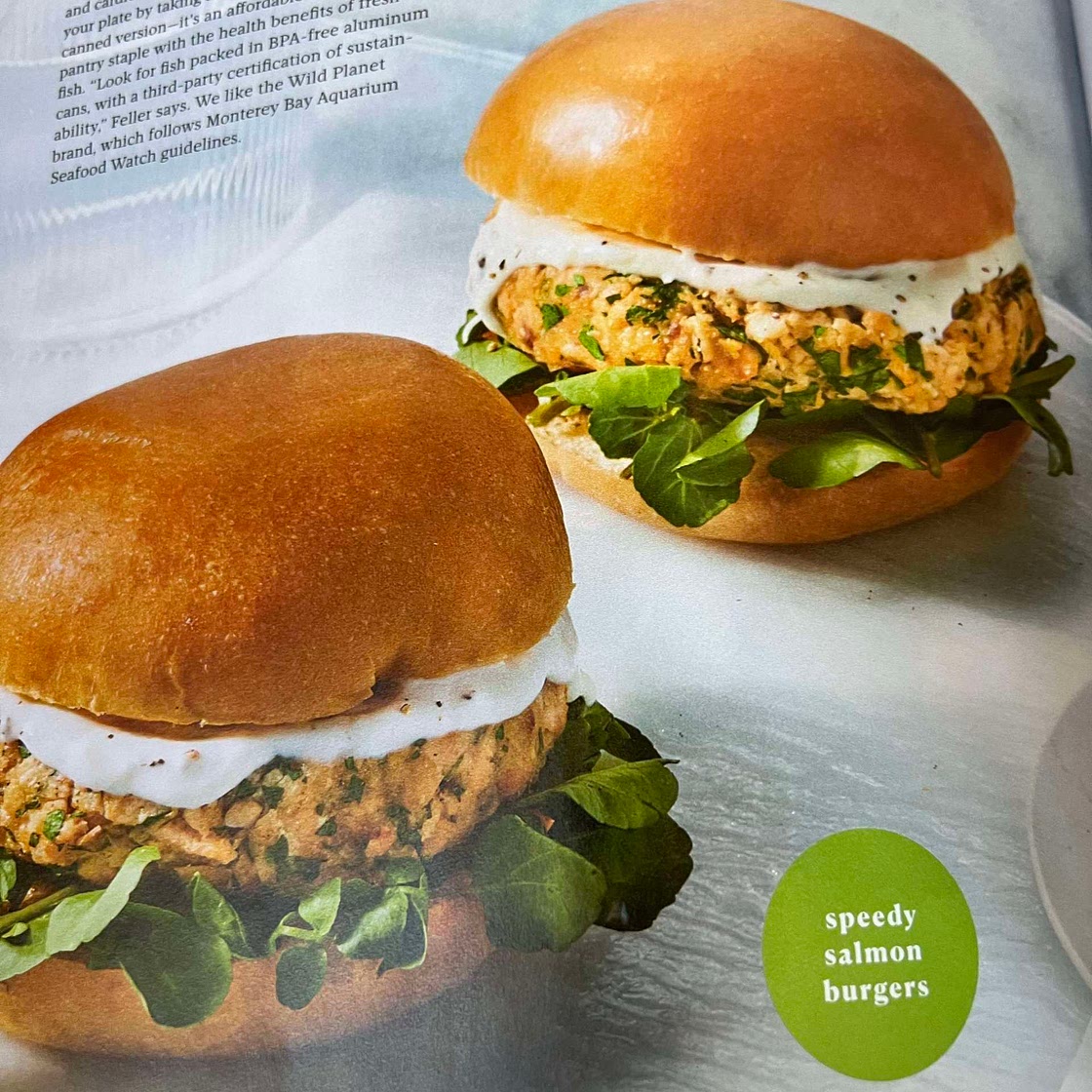 Speedy Salmon Burgers