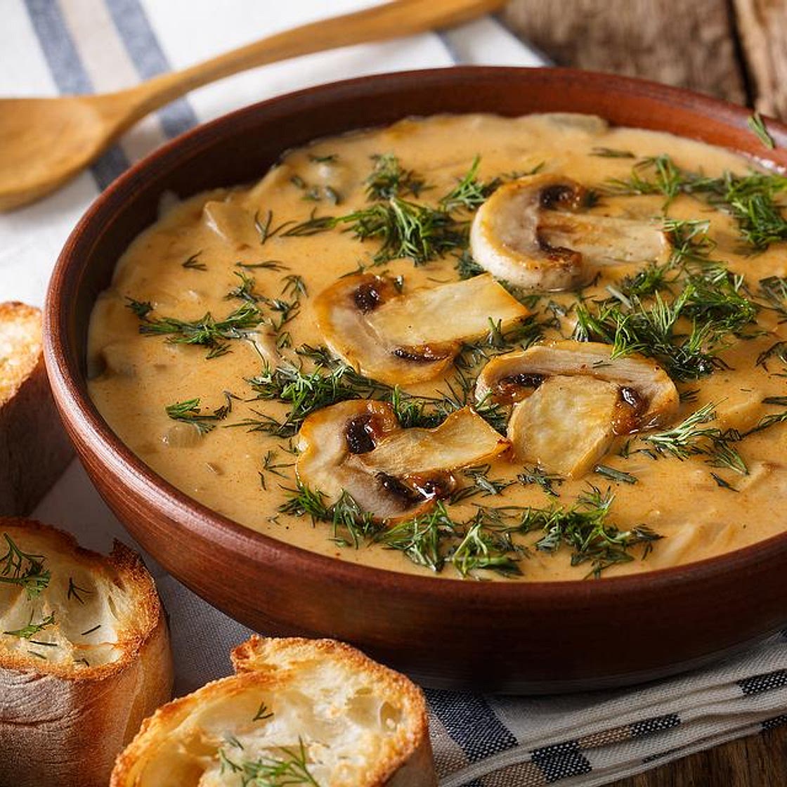 Hungarian Mushroom Soup Recipe