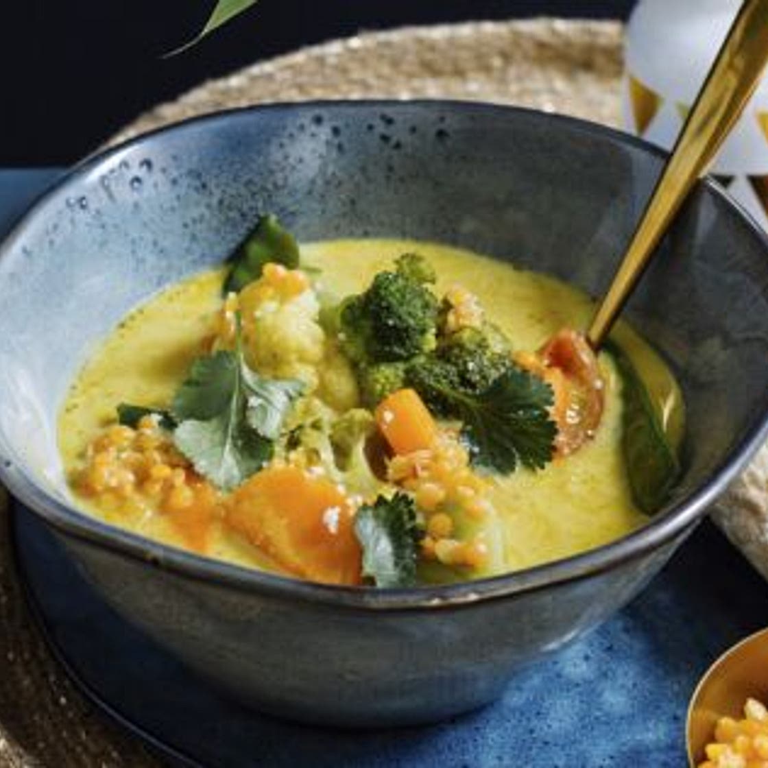 Curry de légumes : plat végétarien d'hiver