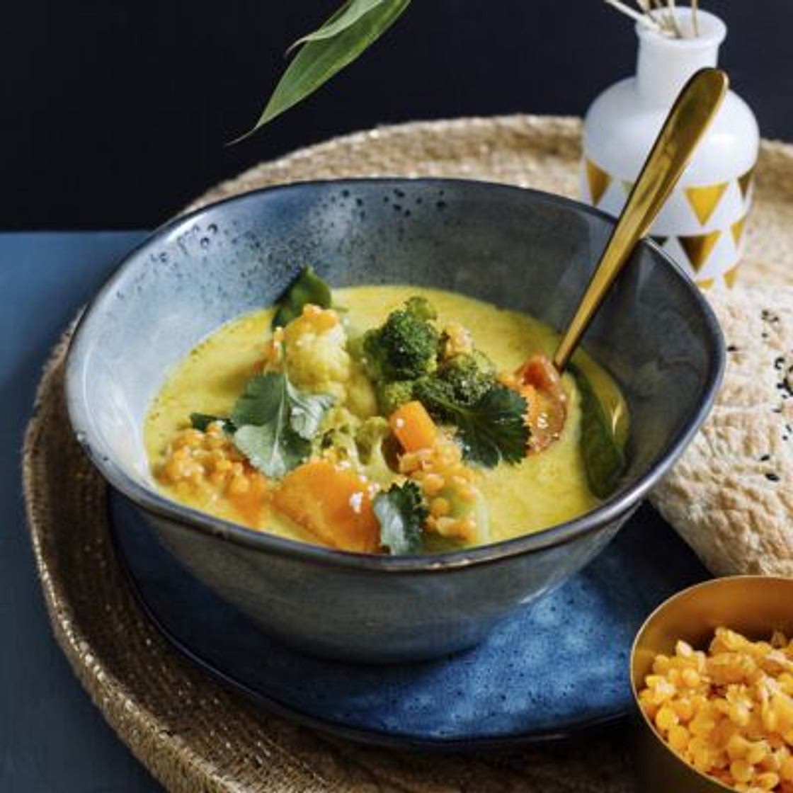 Curry de légumes : plat végétarien d'hiver