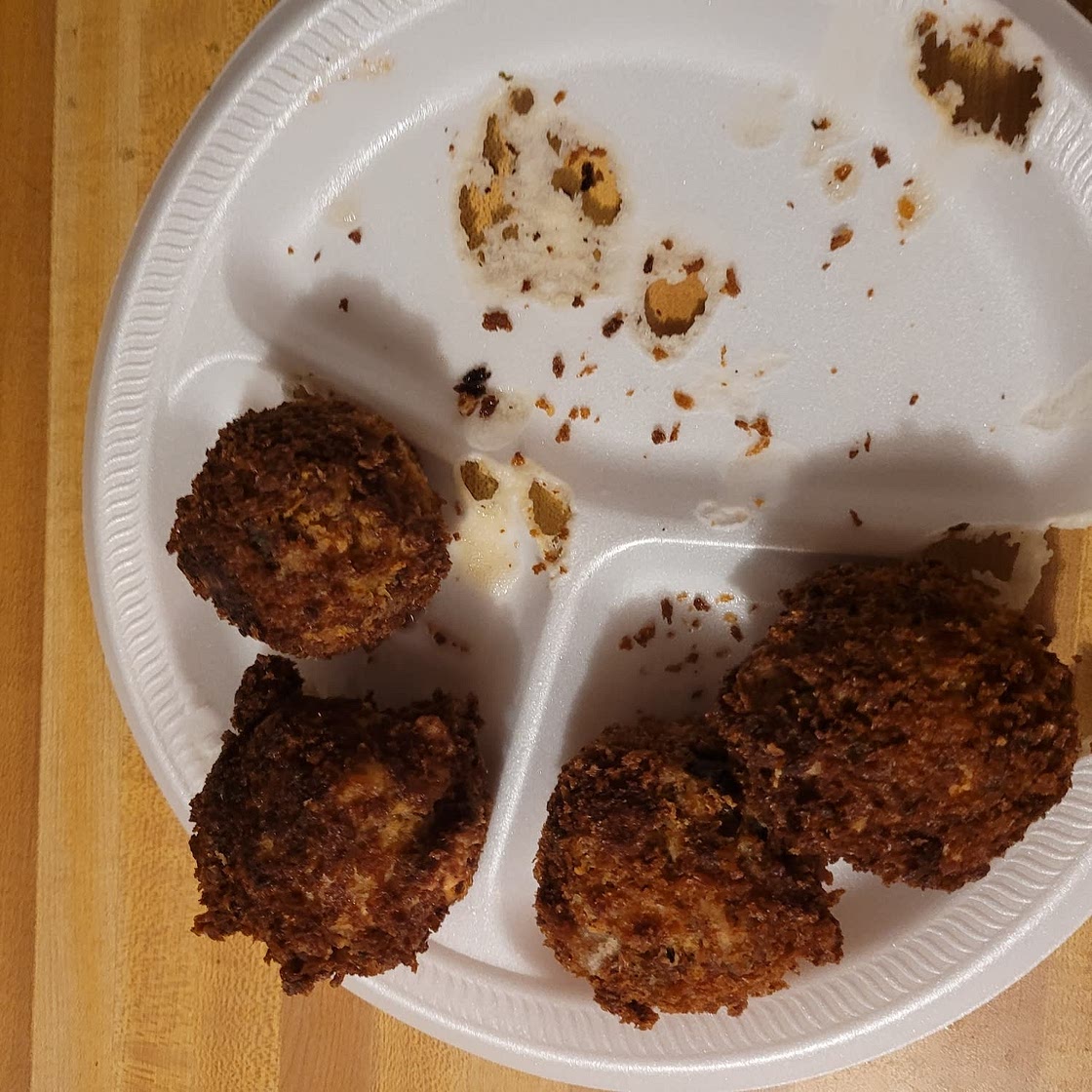 Fried Buffalo Chicken Balls
