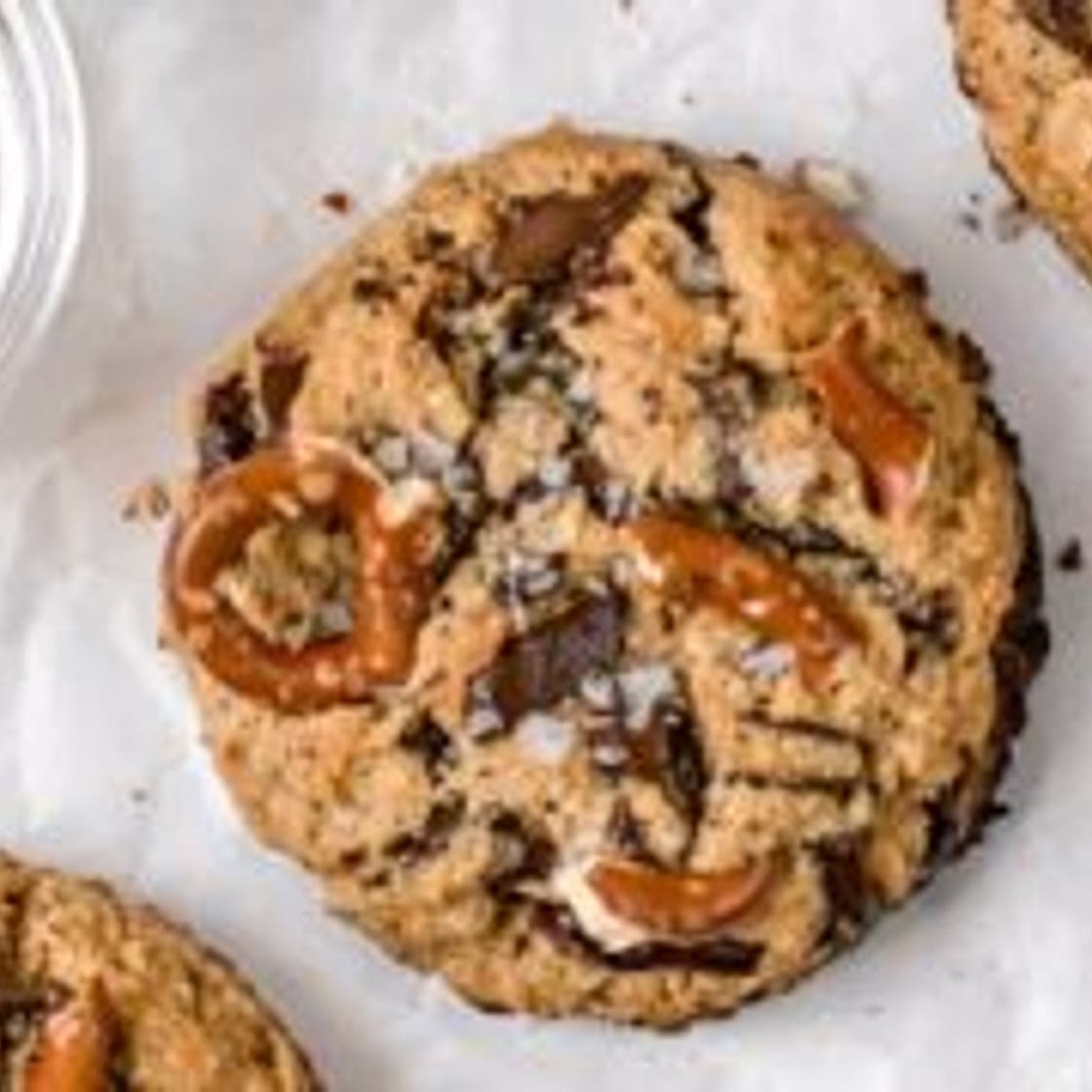 Healthy Salted Cowboy Cookies