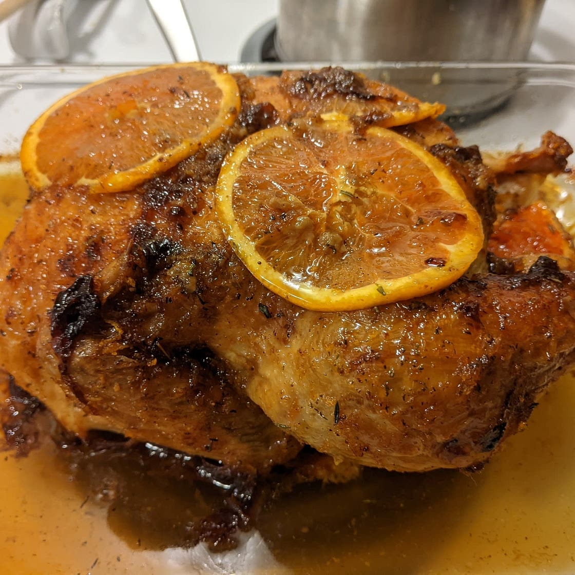 Orange Honey Roast Chicken