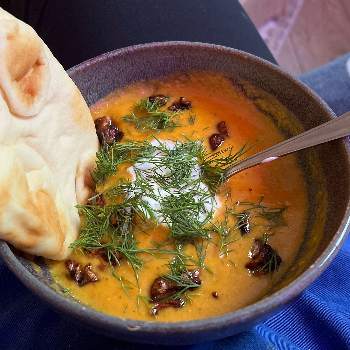 Creamy Thai Carrot Sweet Potato Soup