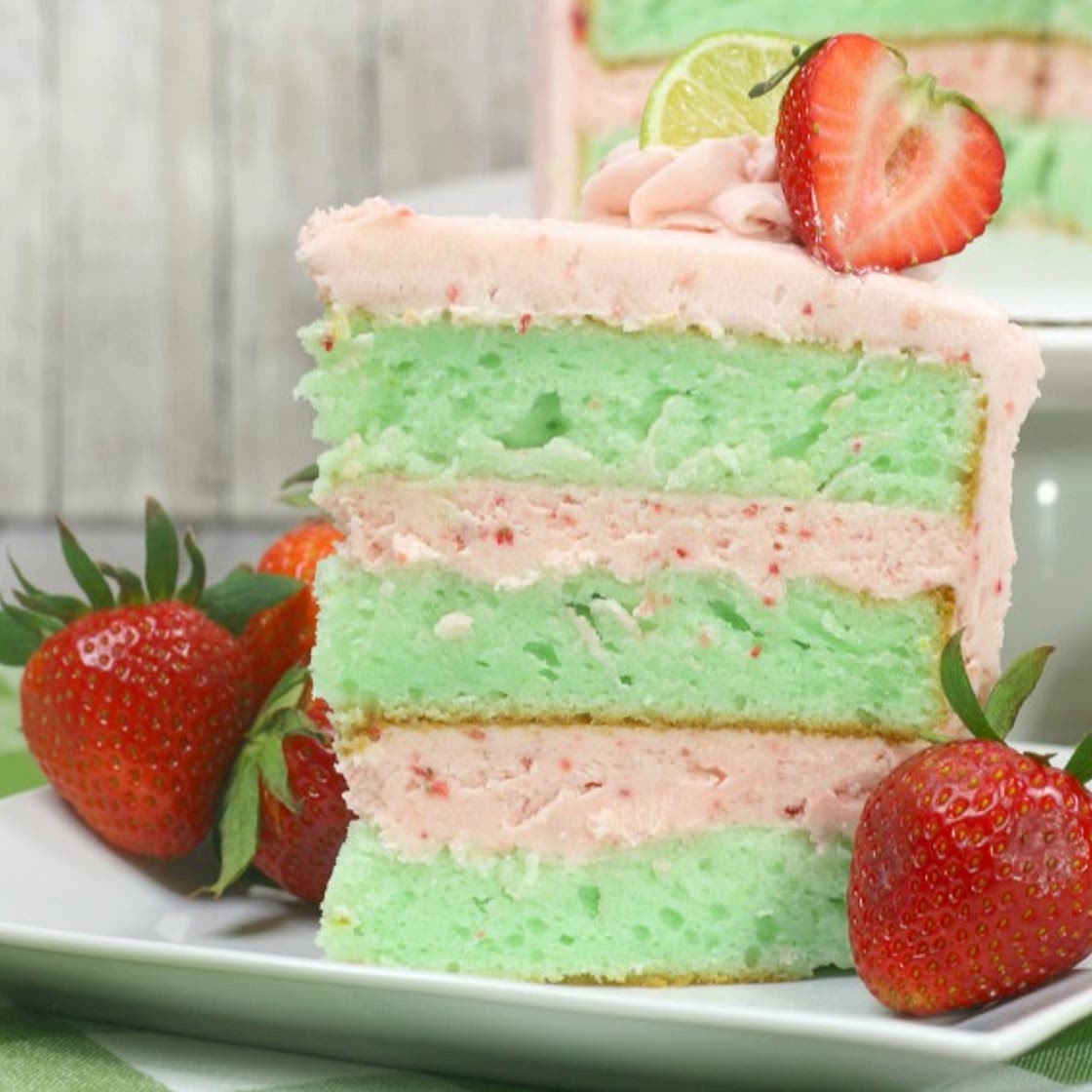 Strawberry Lime Cake Recipe