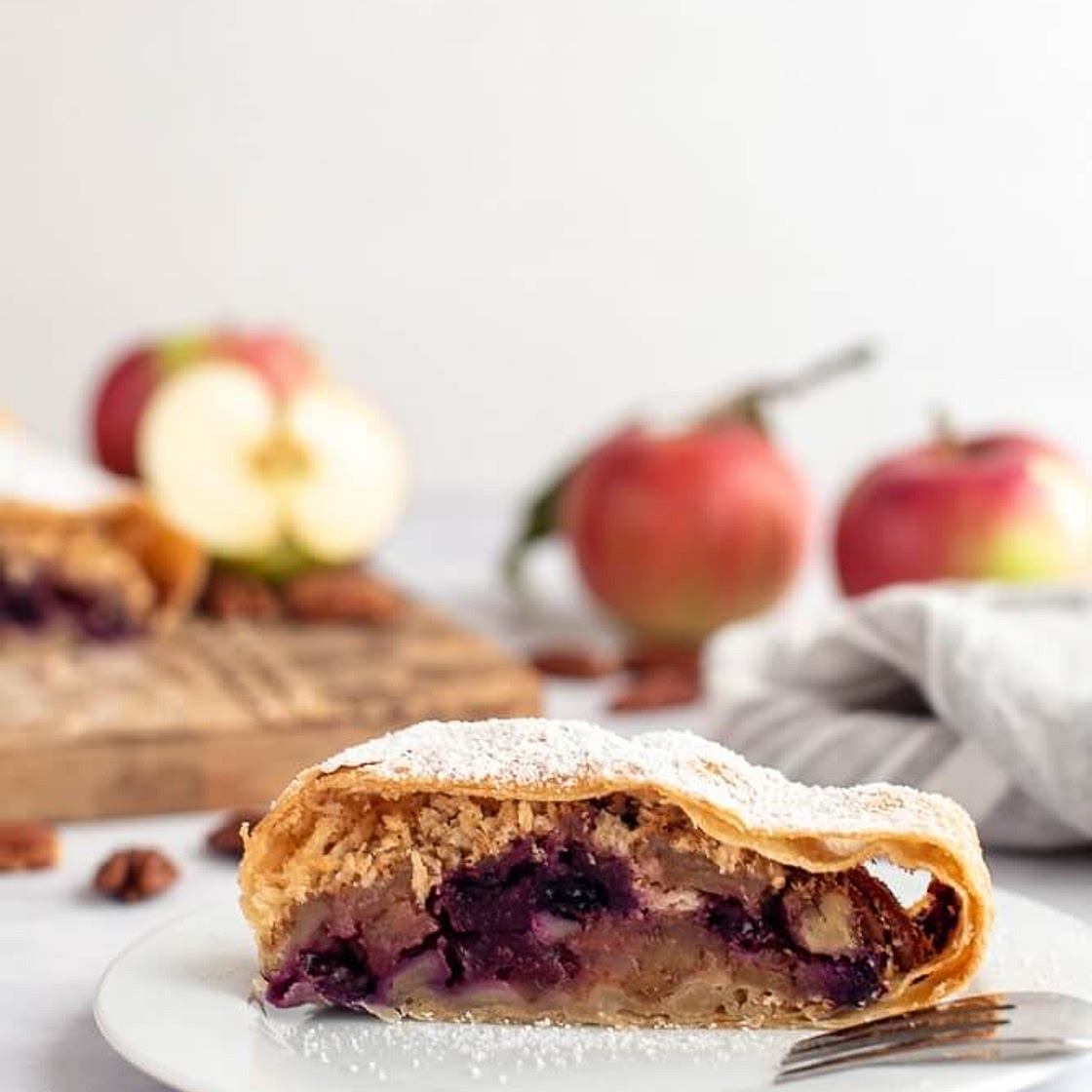 Apple And Blueberry Strudel