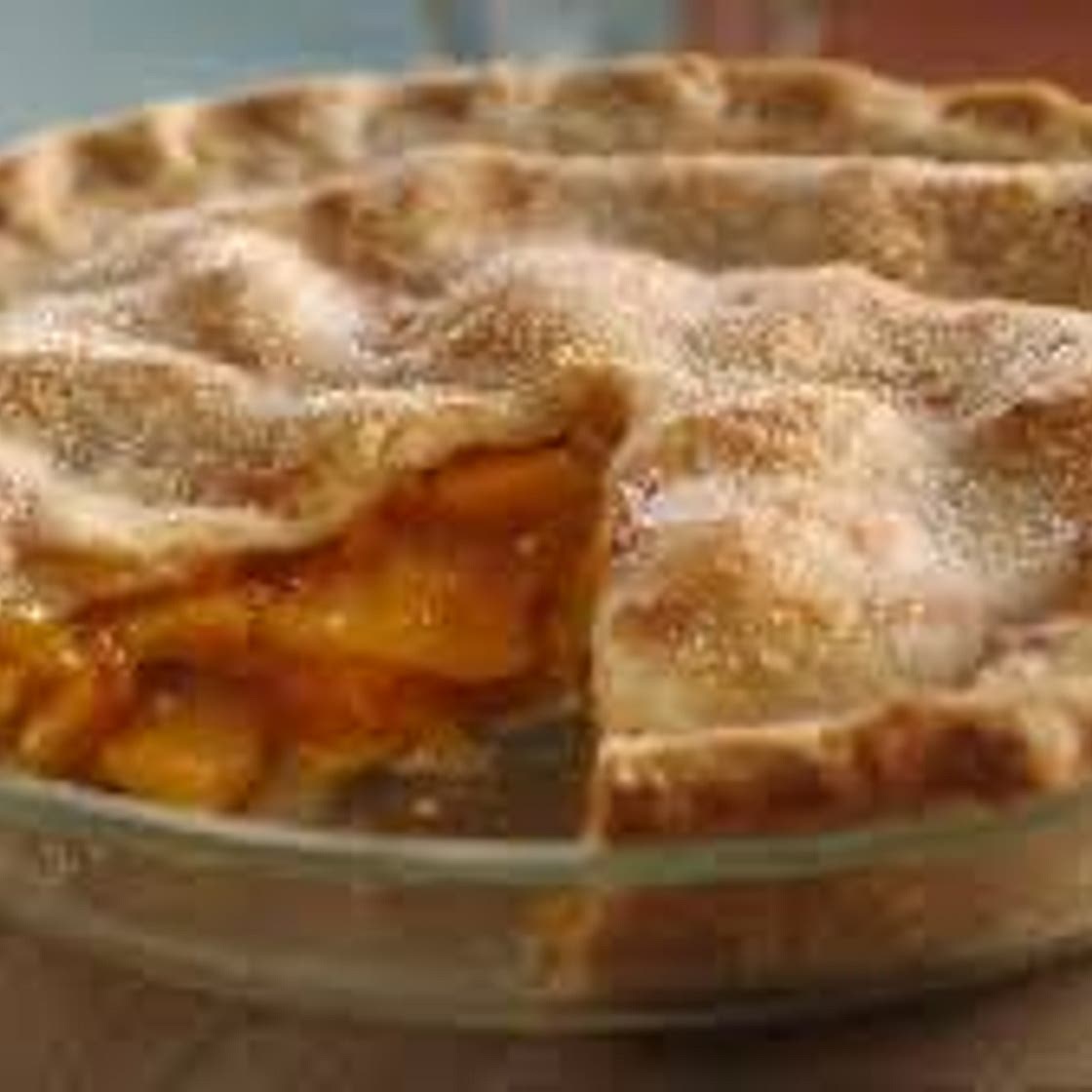 Peach Pie with Tapioca