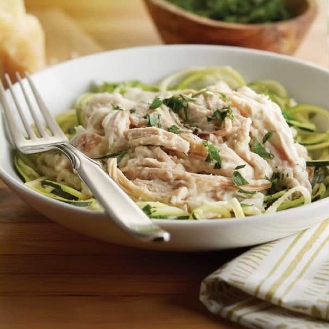 Chicken Zoodle Alfredo