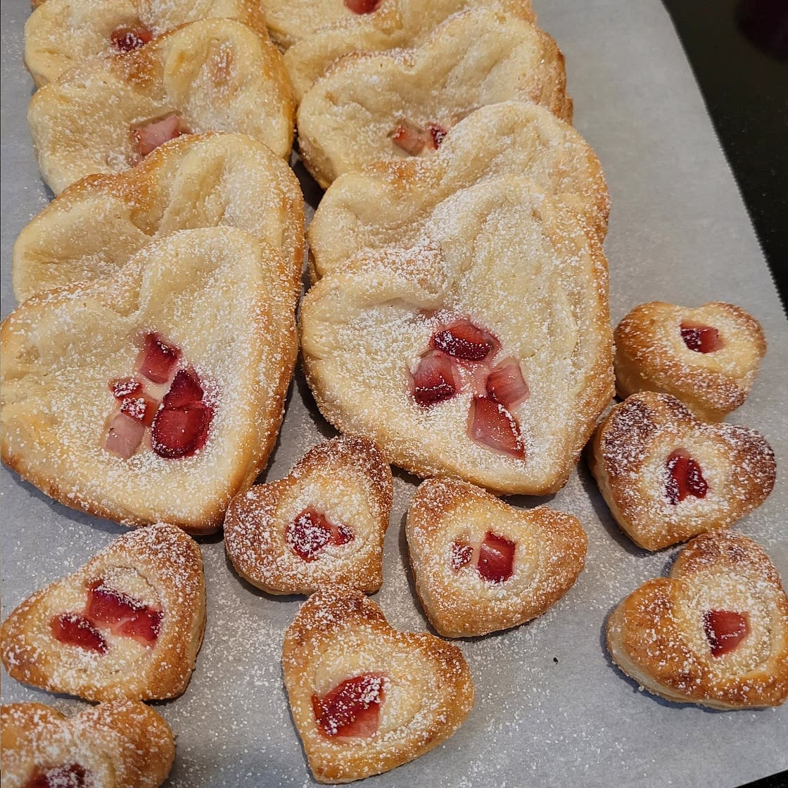 Cheese Heart Danishes