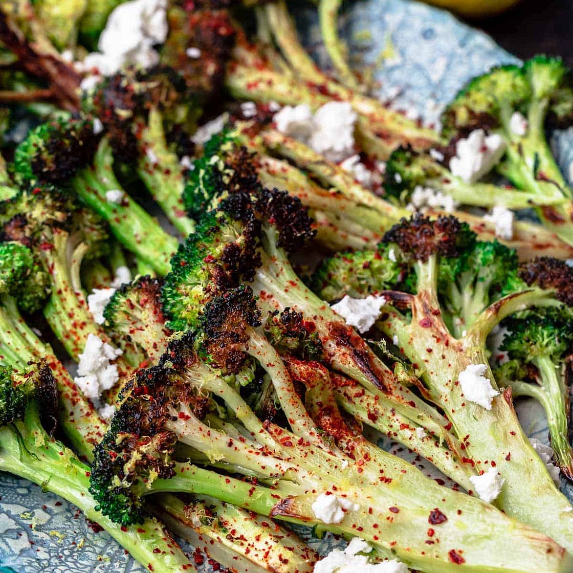 Crispy Lemon Roasted Broccoli